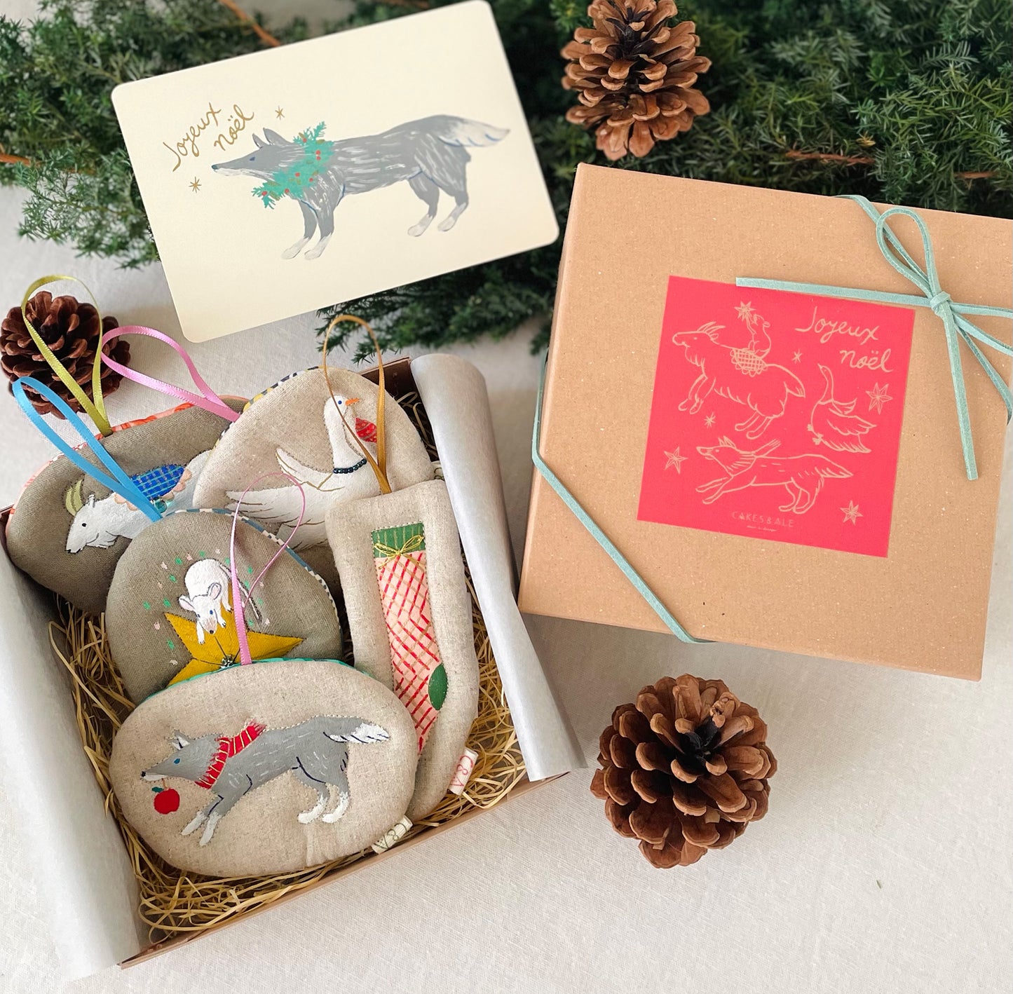 Hand-Painted Ornament Gift Set
