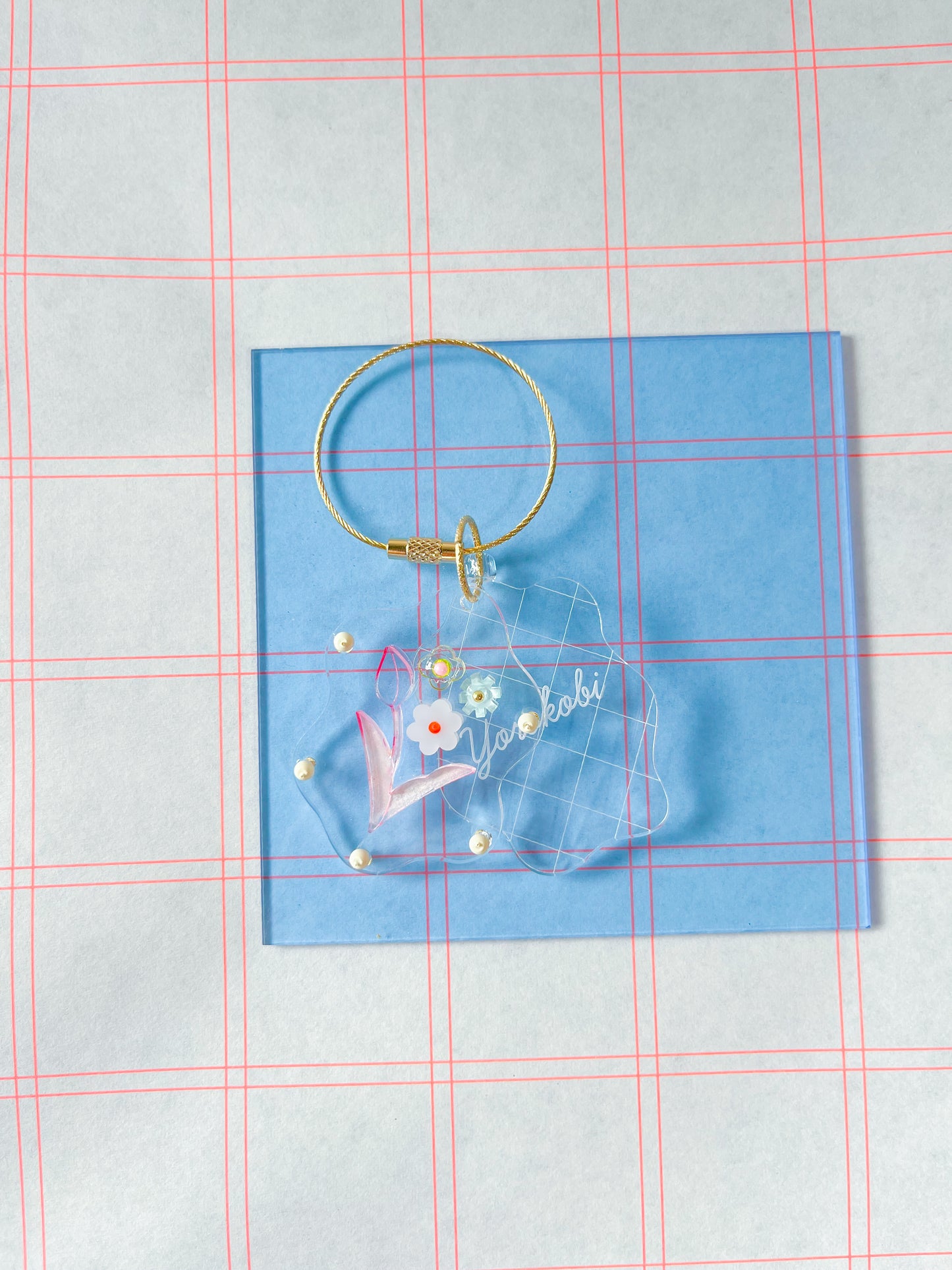 keychain: hanakotoba | language of flowers