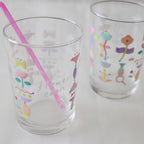flower eden glass cup