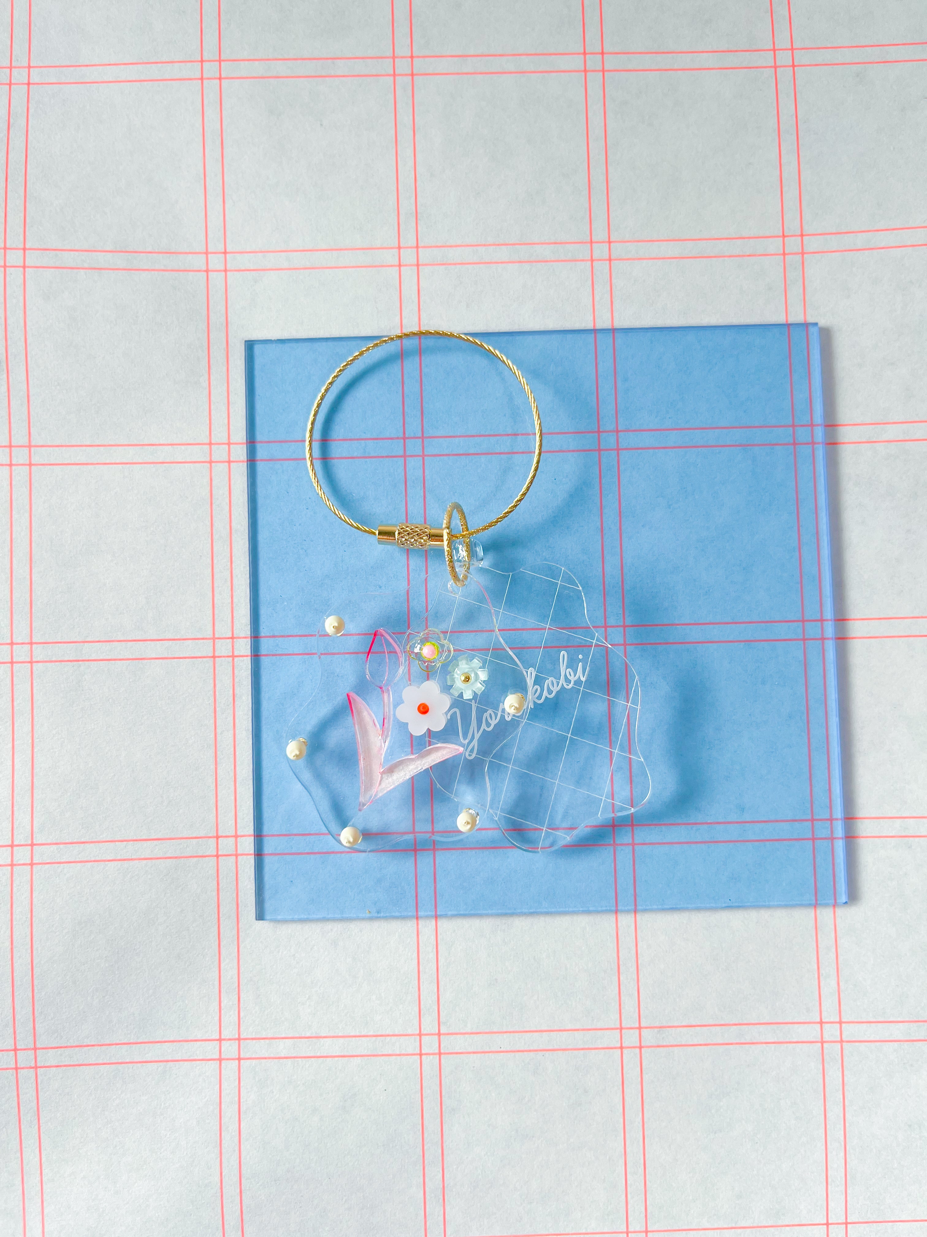 keychain: hanakotoba | language of flowers