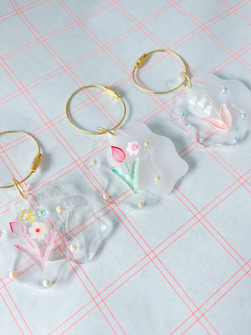 keychain: hanakotoba | language of flowers