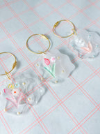 keychain: hanakotoba | language of flowers