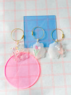 keychain: hanakotoba | language of flowers