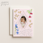 Pink Floral Portrait Frame