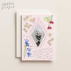 Pink Floral Portrait Frame